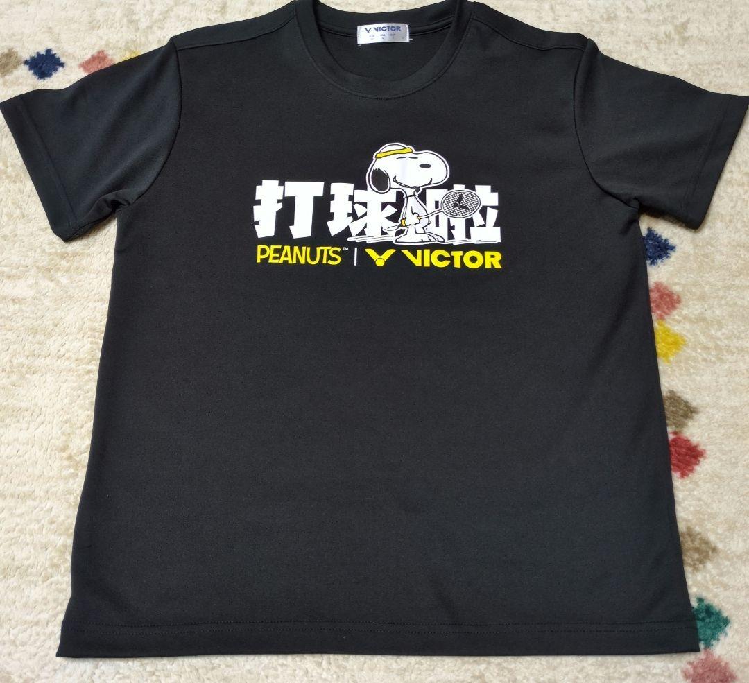 美品 VICTOR ビクター スヌーピー バドミントン シャツ M （新品