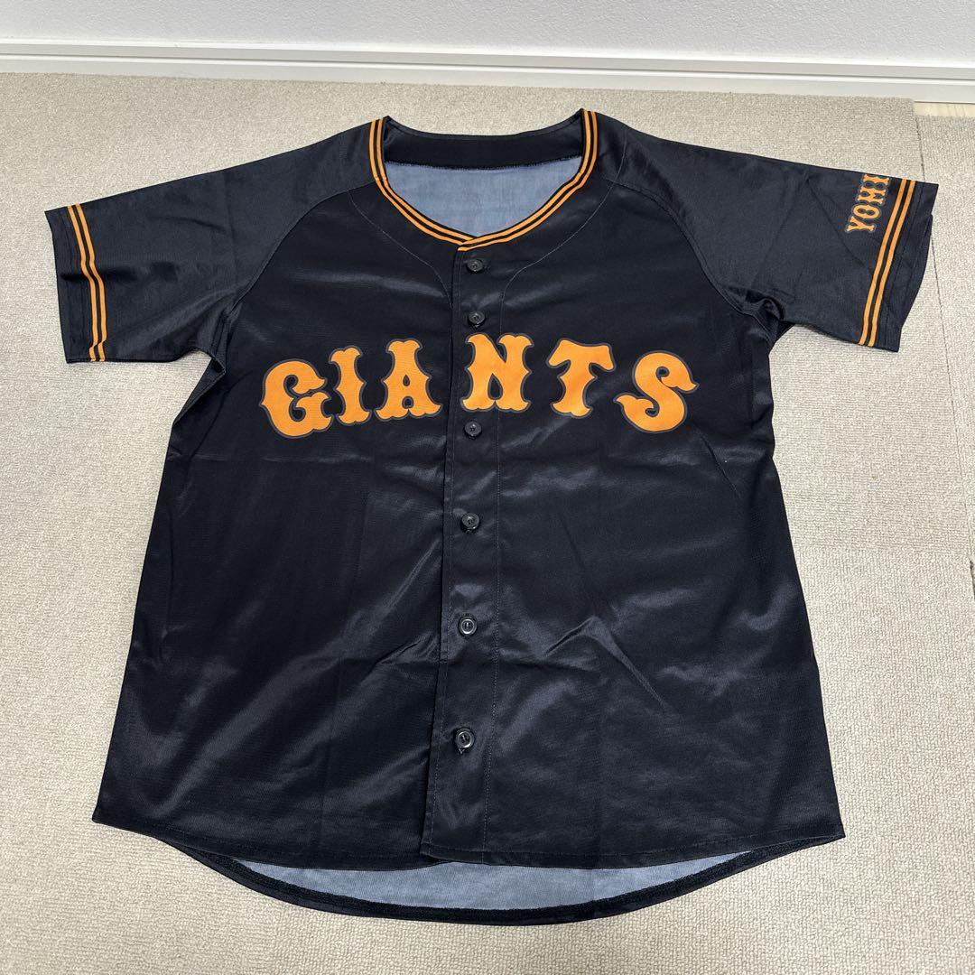 読売ジャイアンツ 中田翔 2023年 3rdユニフォーム XXLサイズ GIANTS 半袖ユニフォーム 黒 サードユニフォーム（読売