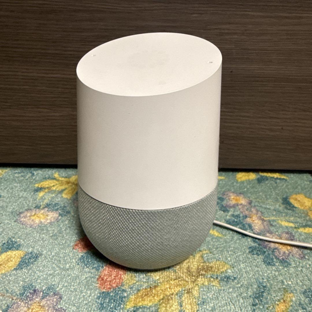 Google Home スマートスピーカー ホワイト・グレー Google Home スマートスピーカー ホワイト/グレー - メルカリ