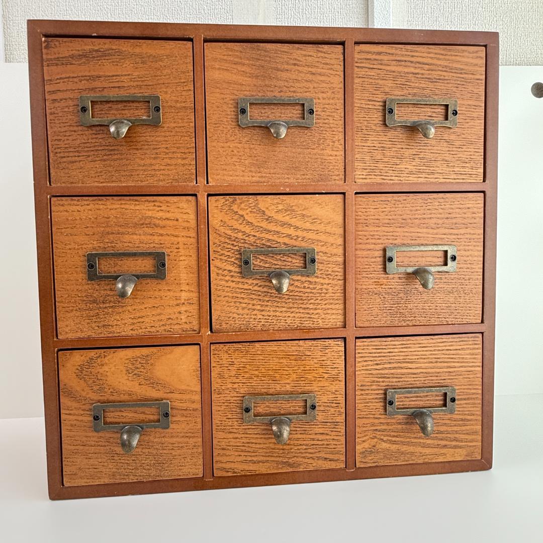 美品】アンティーク調 小引き出し 小物入れ 収納 古道具（レトロ