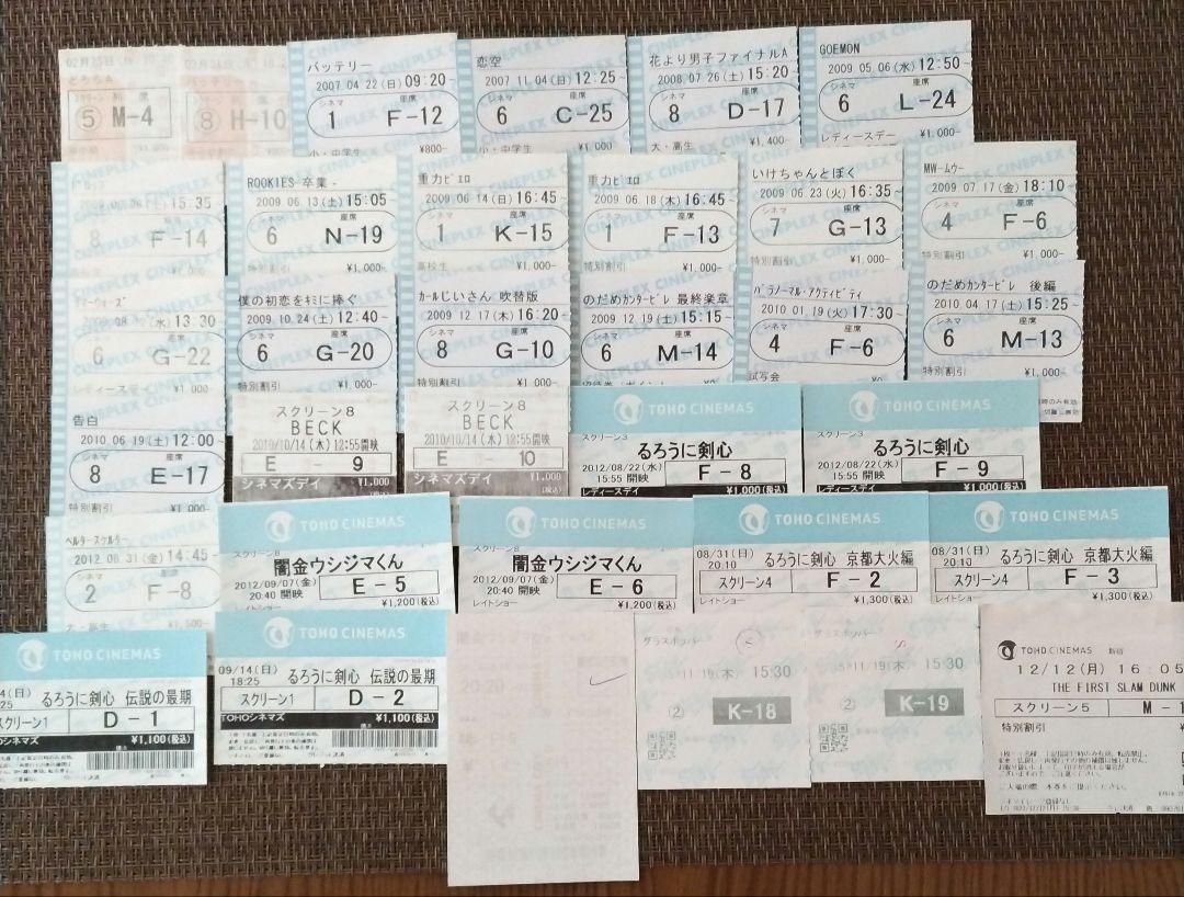 映画「００７」シリーズ　使用済みムビチケ半券チケットまとめ売り 映画「007」シリーズ使用済みムビチケ半券チケットまとめ売り