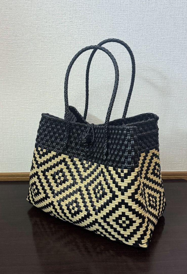 プラカゴ　メルカド　大容量　トートバッグ　模様編み　細あみ　パサール 1135 プラカゴ メルカド トートバッグ パサール 模様編み 細あみ 1048