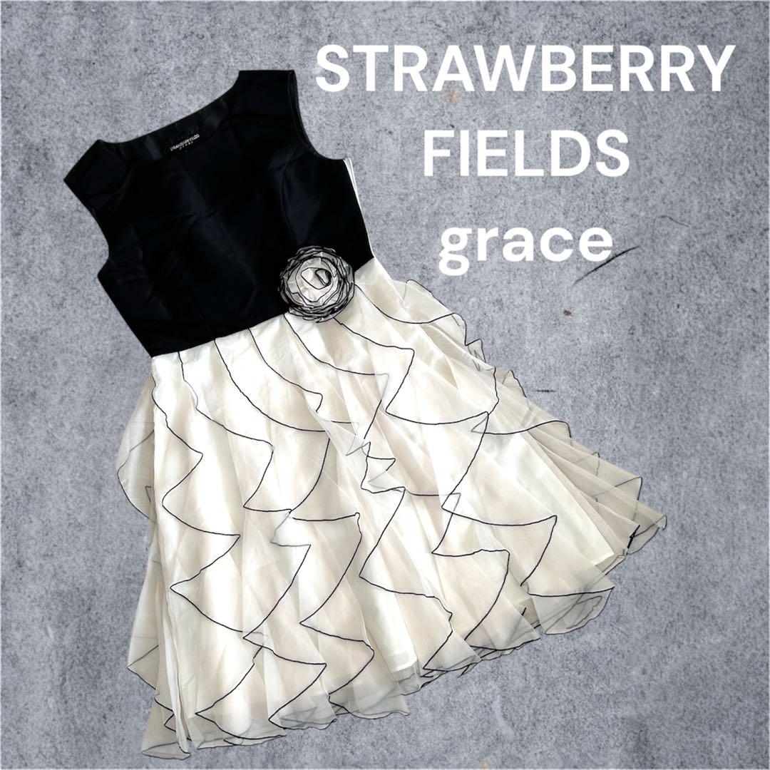 STRAWBERRY-FIELDS grace☆ドレスワンピース 値下げ タグ付き STRAWBERRY-FIELDS GRACE ワンピース ドレス