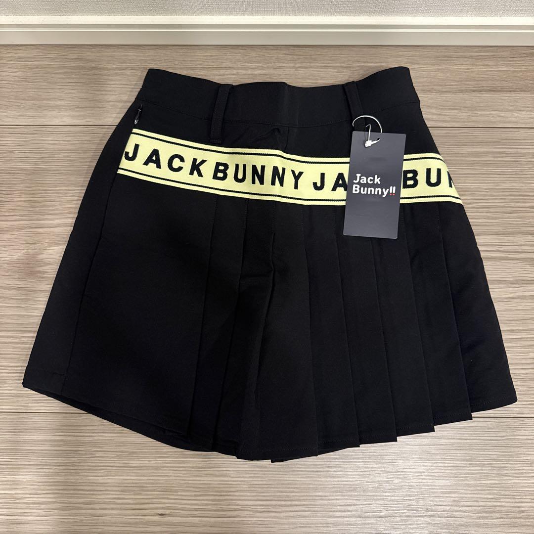 JACK BUNNY!! ブラック プリーツスカート 0（ジャックバニー