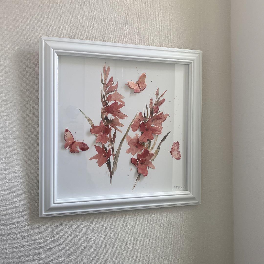 LAURA ASHLEY ローラアシュレイ 絵画 バタフライ（シンコール