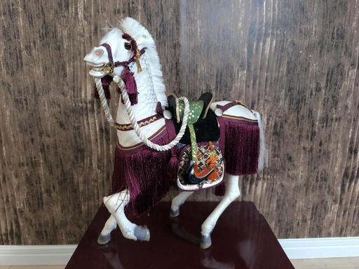 新品未使用　久月　5月節句　伝統的な馬の飾り 未使用 久月 5月節句 飾り馬（楽天市場】馬（五月人形｜雛祭り