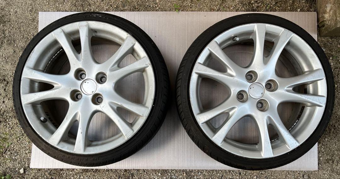 流用！ マツダ デミオ スポルト タイヤホイール 2本 165/40r16