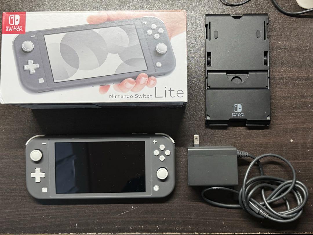 Nintendo Switch ライト グレー 本体 充電器 スタンド（任天堂