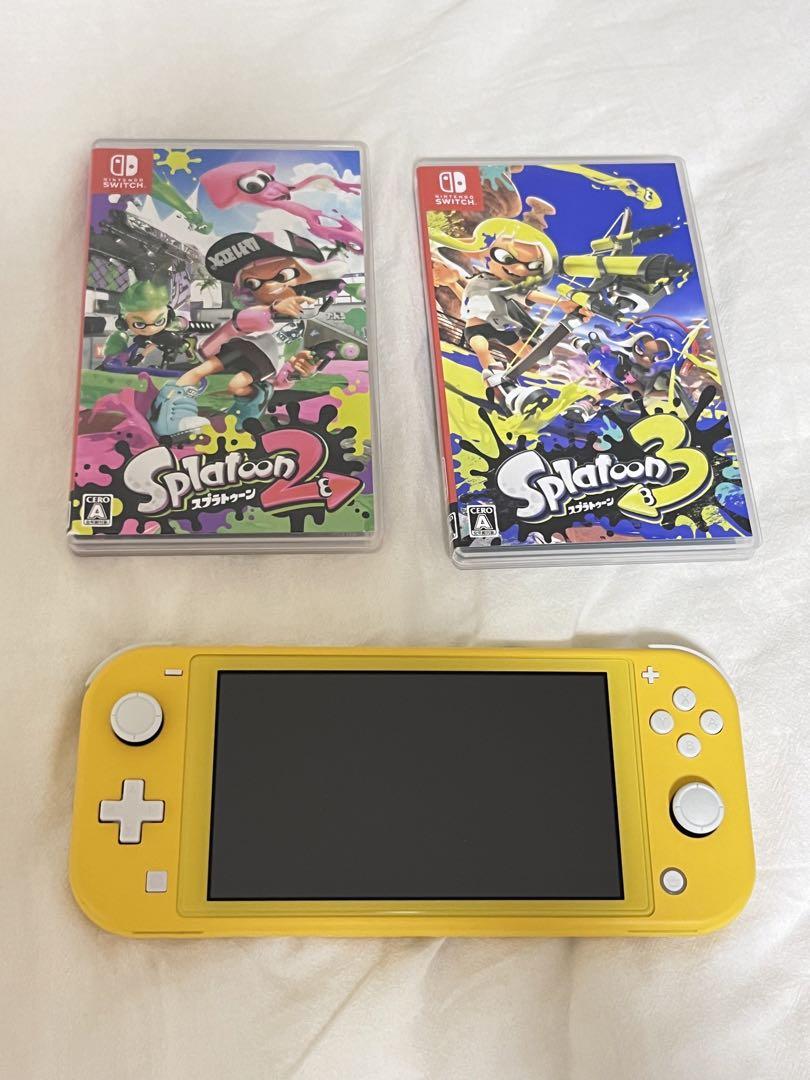 Nintendo Switch Lite イエロー スプラトゥーン3付ヤン I played Splatoon 3 on the Switch Lite and it was so much
