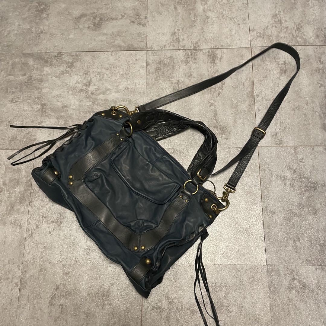 00s archive 2way shoulderbag studs y2k（最安価格 shoulderbag