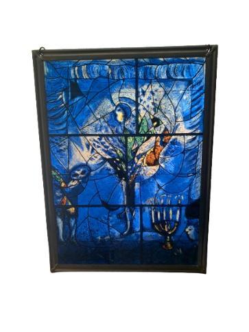 マルクシャガール　ステンドガラス　 アメリカの窓　グラスマスターズ社 マルクシャガール ステンドガラス Marc Chagall アメリカの窓