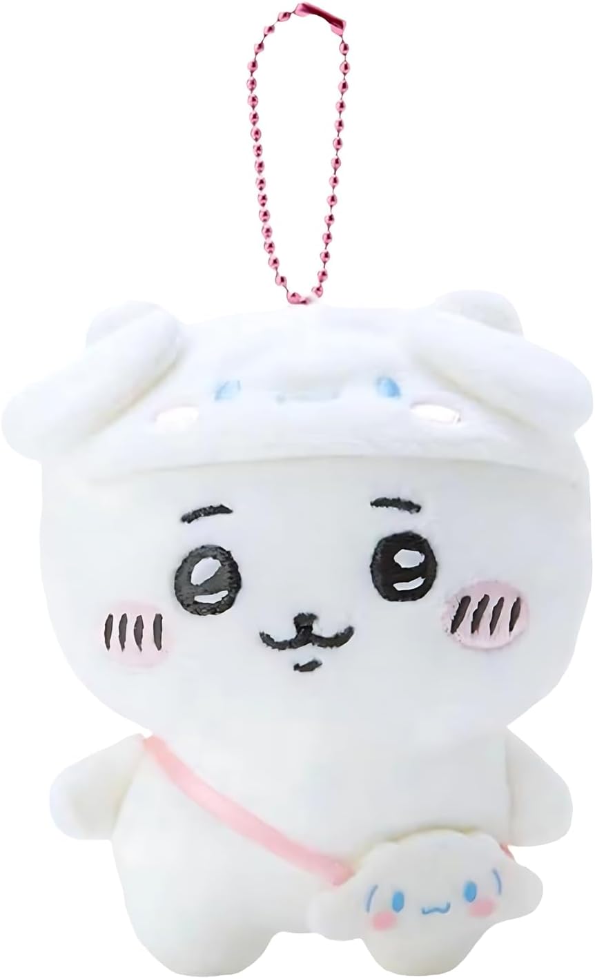 ちいかわサンリオコラボ　ぬいぐるみキーホルダー ちいかわ サンリオコラボ ぬいぐるみ キーホルダー ハチワレ
