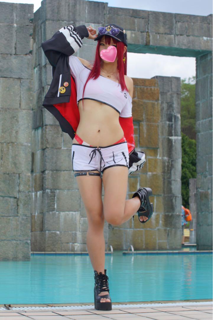 宝鐘マリン コスプレ 水着　サンダルセット Amazon.co.jp: ｢Lemon COS｣宝鐘マリン 水着コスプレ衣装 全