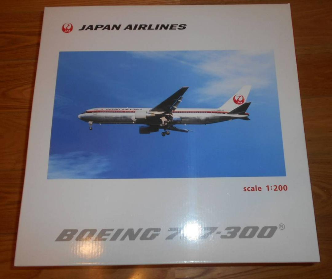 JALUX 1/200 JAL 旧鶴丸塗装　Boeing B767-300 レア新品】JAL B767-300 旧塗装 1/200 匿名【1986年】