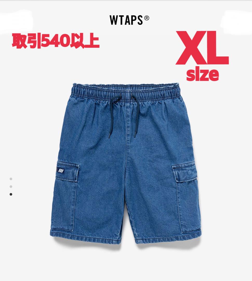 WTAPS MILS2301 SHORTS COTTON. DENIM Lサイズ 2024SS WTAPS MILS2301 SHORTS COTTON DENIM 水洗 牛仔 短褲