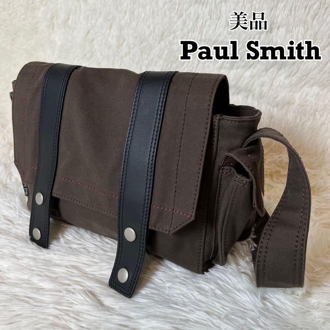 美品 Paul Smith ショルダーバッグ メッセンジャーバッグ
