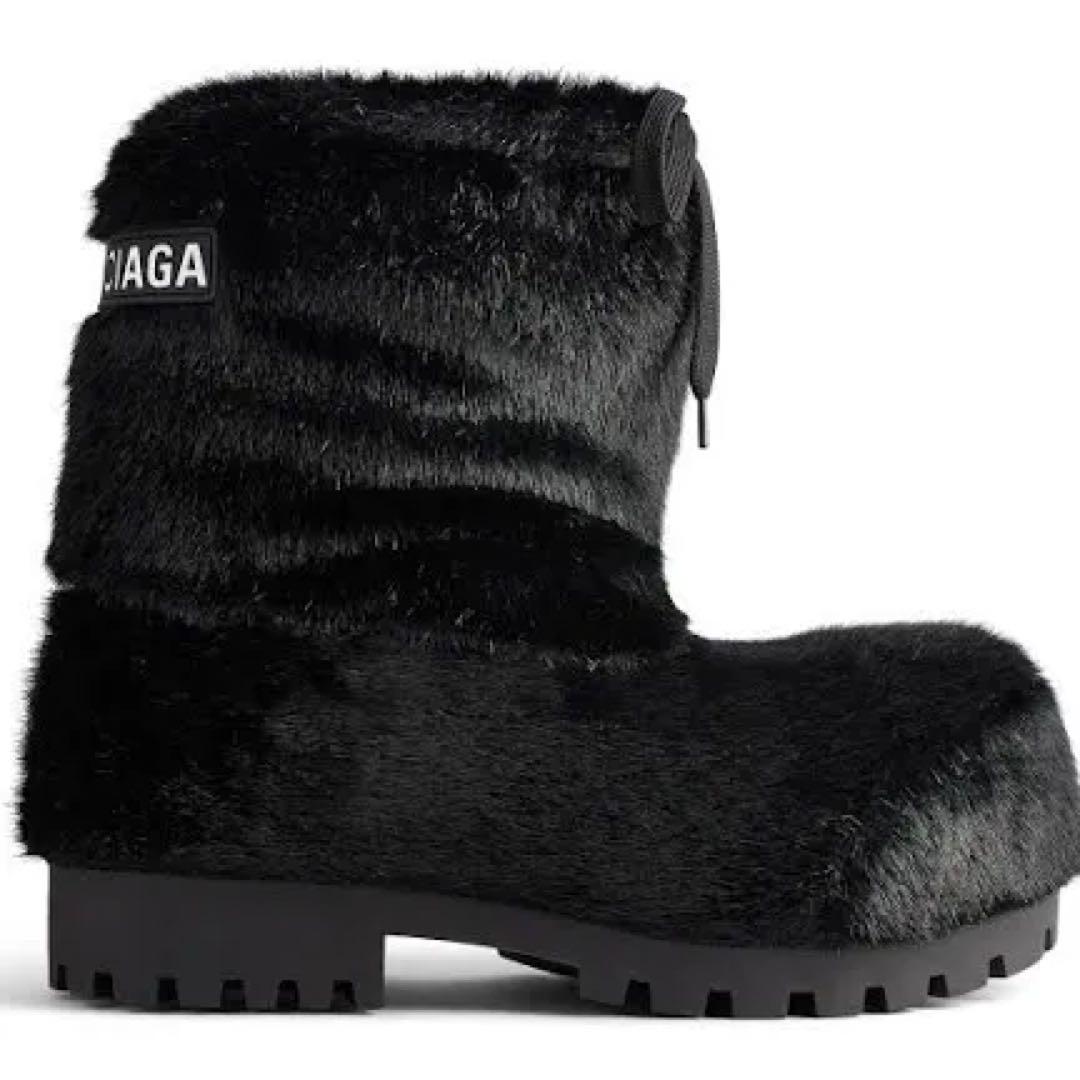 正規品 BALENCIAGA ALASKA アラスカブーツ ファー 41-42（25新作