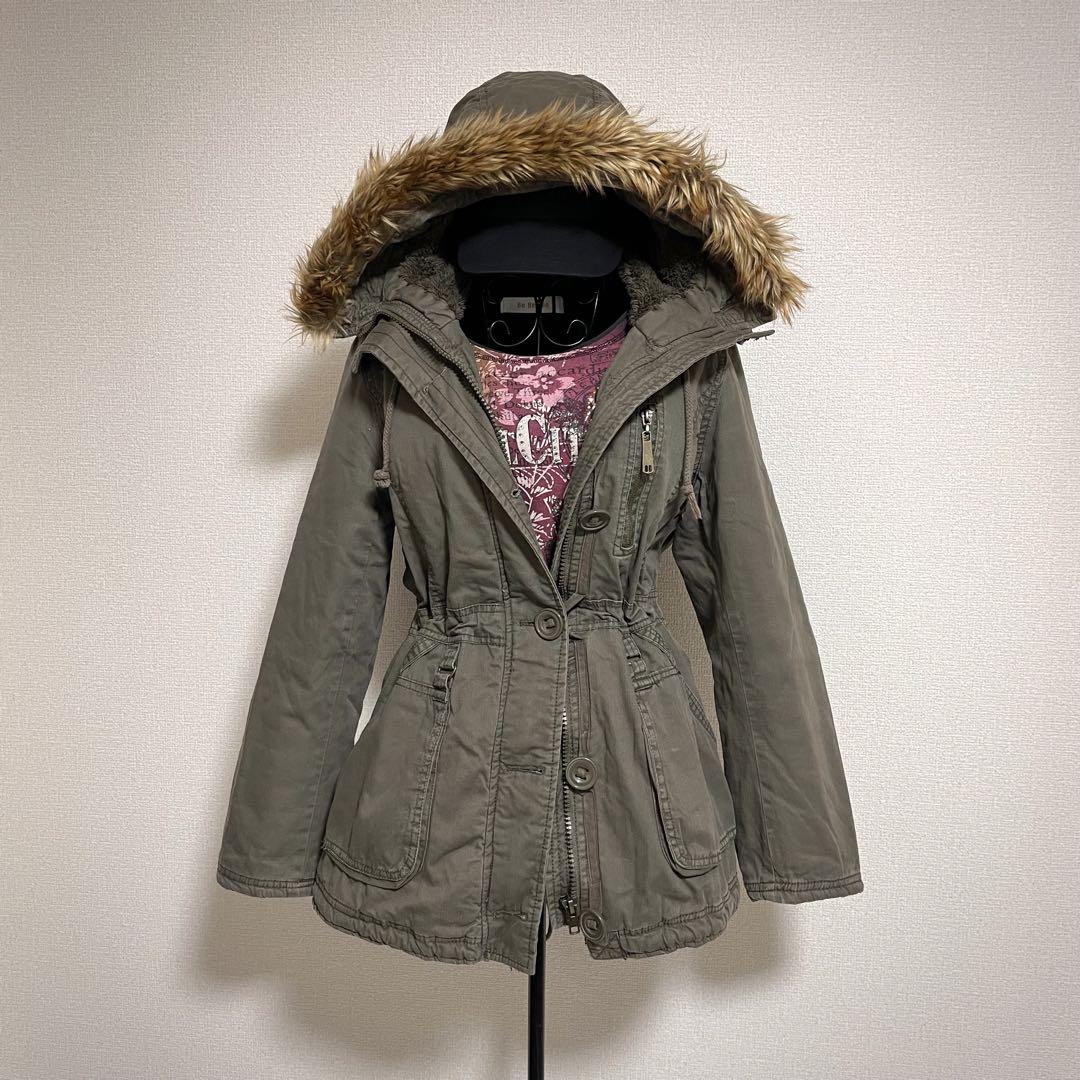 y2k fairy grunge mods coat 平成ギャル N3B y2k fairy grunge fur mods coat（KOSAHIKI Japanese Kawaii