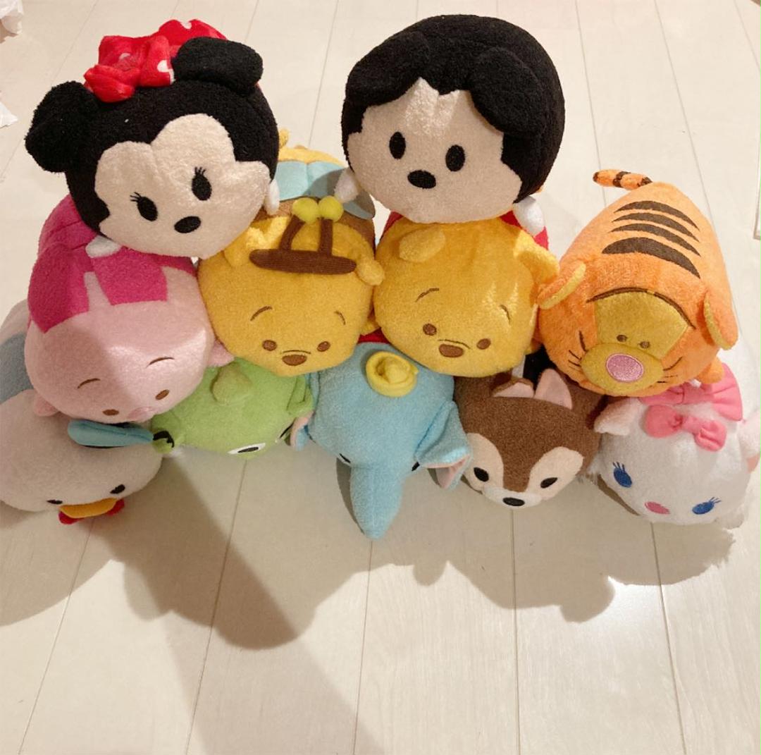 【24時間以内発送】 ディズニーツムツム ぬいぐるみ ツムツム ぬいぐるみ 11個セット （パイロットや飛行機など空港