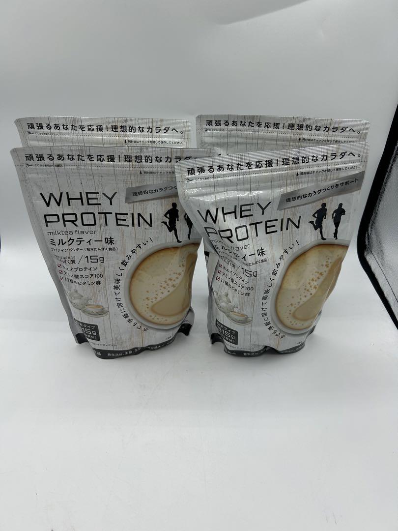 新品 4個セット】ホエイプロテイン ミルクティー味 ファイン