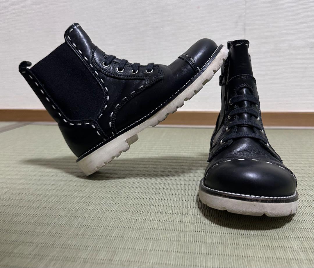 【新品未使用】DOLCE&GABBANA ドルガバ キッズ ブーツ17.4cm Dolce & Gabbana(ドルチェ&ガッバーナ) キッズブーツ(ベビー