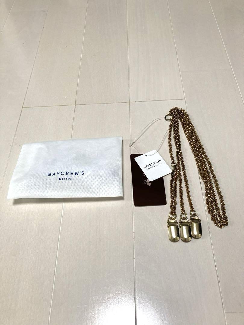 Plageプラージュchainサスペンダーゴールドチェーンサスペンダー 追加》chain サスペンダー（その他ファッション小物）｜Plage