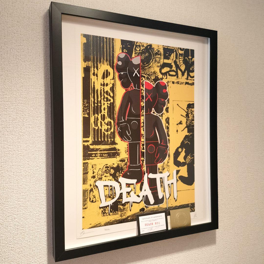 DEATH NYC DB121 ポスター KAWS カウズ バスキア バンクシー DEATH NYC DB121 ポスター KAWS カウズ バスキア バンクシー
