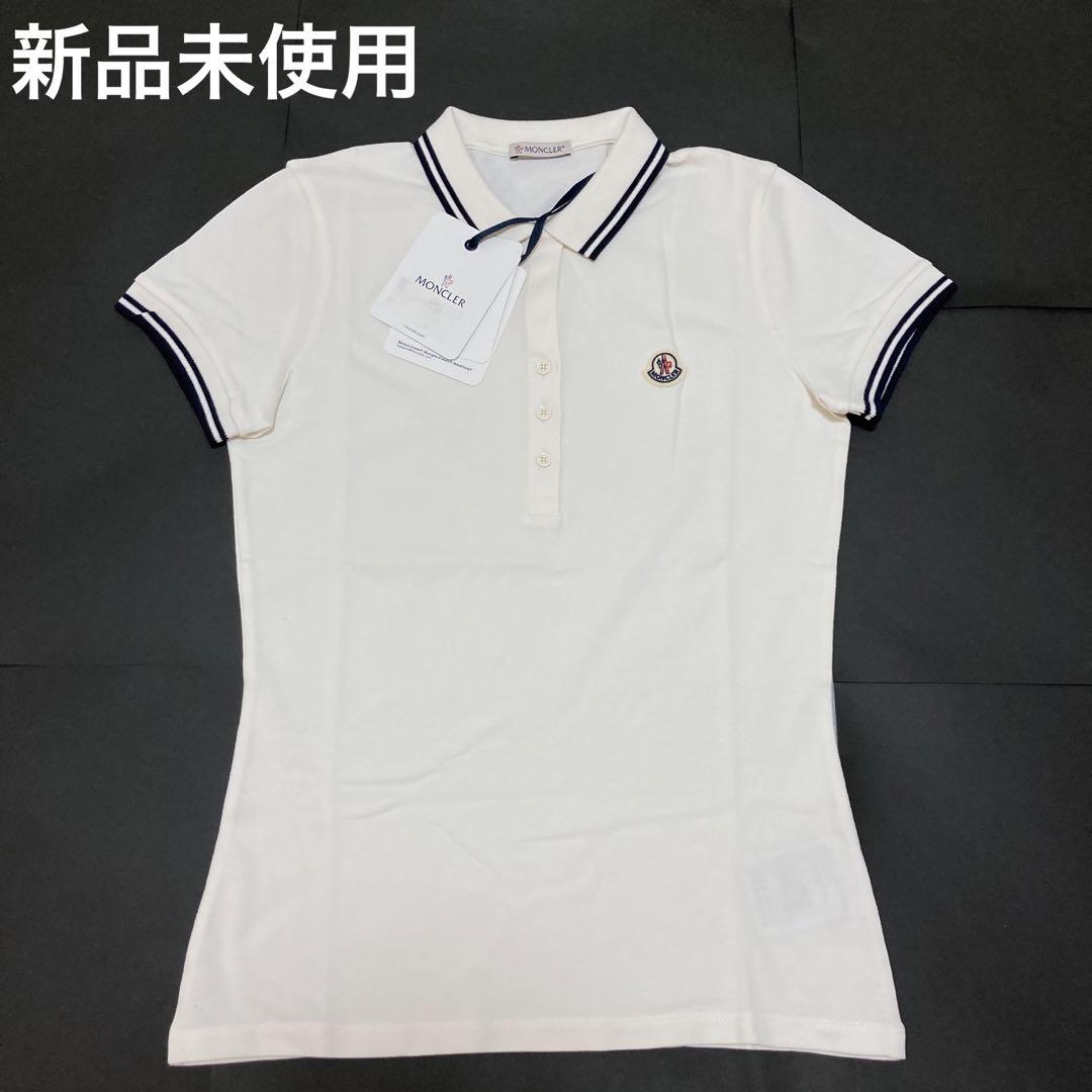 新品未使用 MONCLER モンクレール ロゴワッペン ポロシャツ