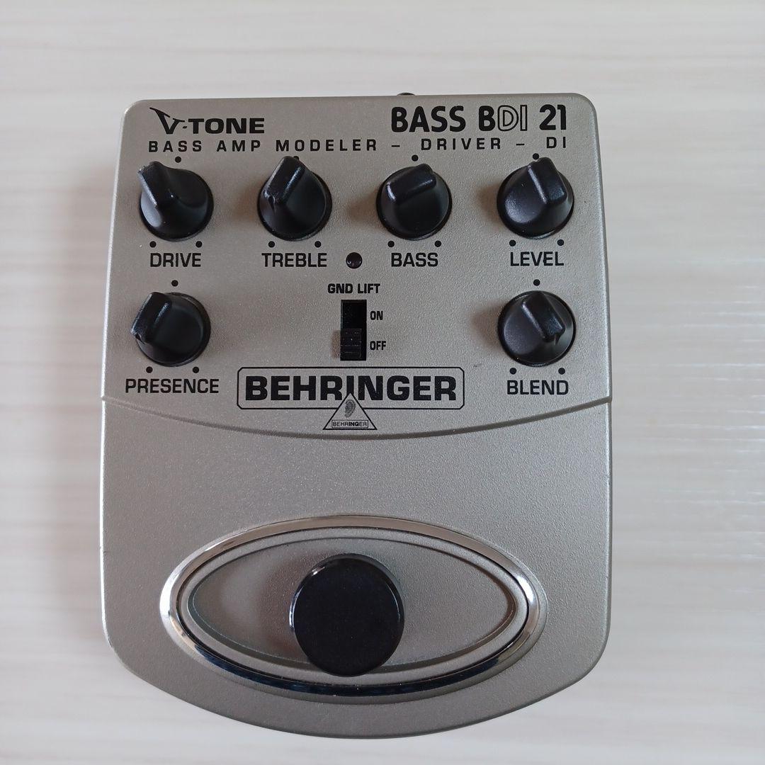 BEHRINGER BASS BDI 21 ベースエフェクター（初めてのプリアンプ