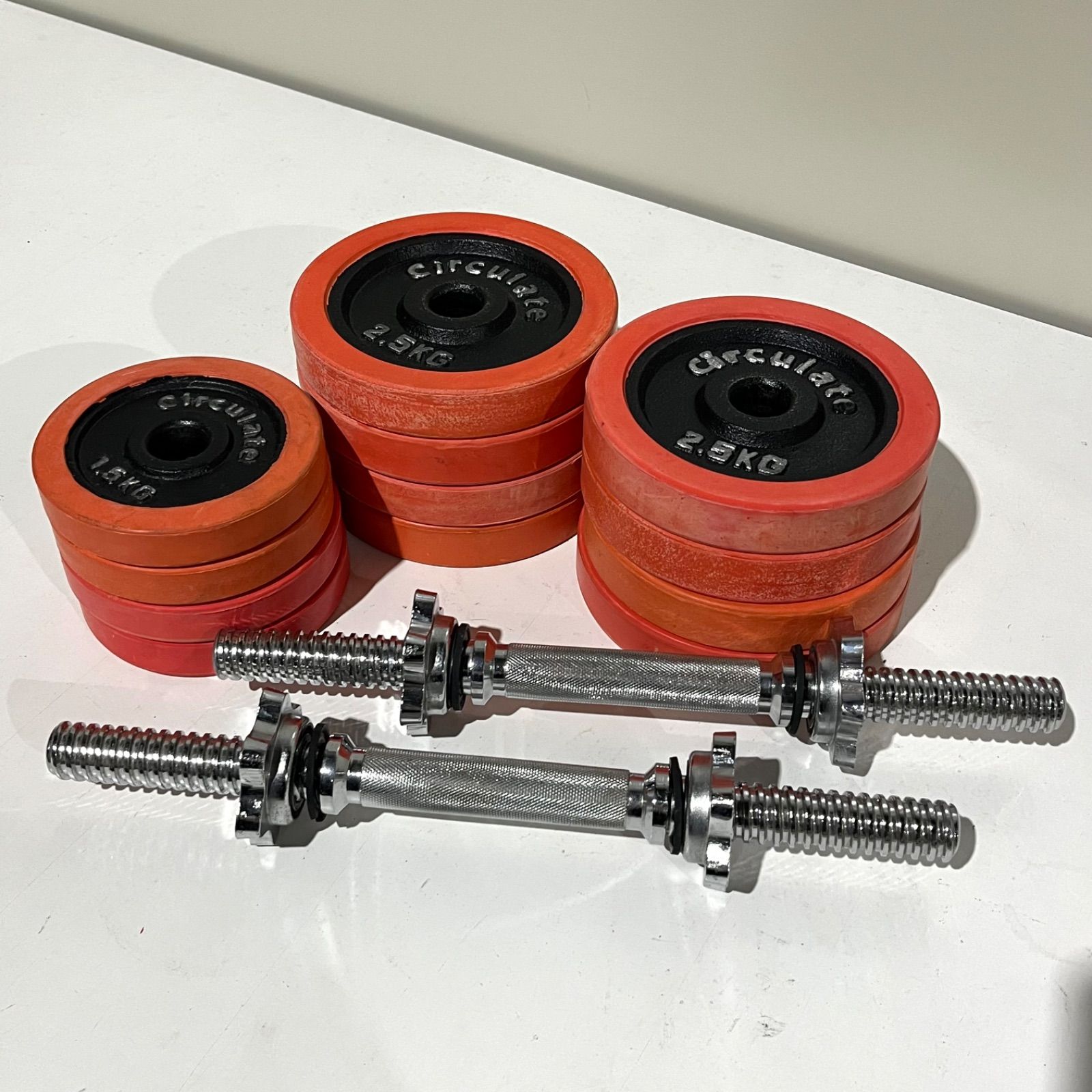 YAMAZENダンベル15kg×2個 212【Bランク】 （15キロのダンベルの