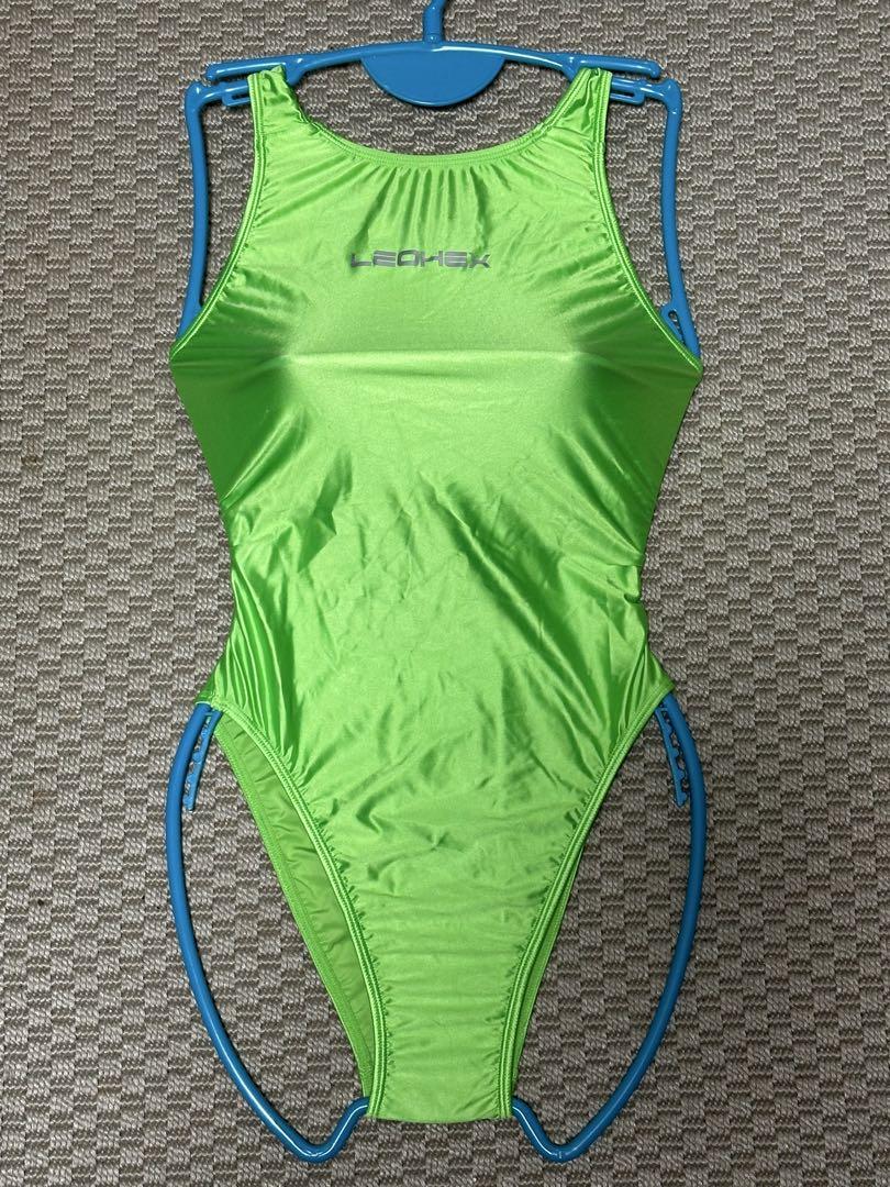 LEOHEX 蛍光グリーン 競泳水着 Lサイズ（2025年最新】Yahoo