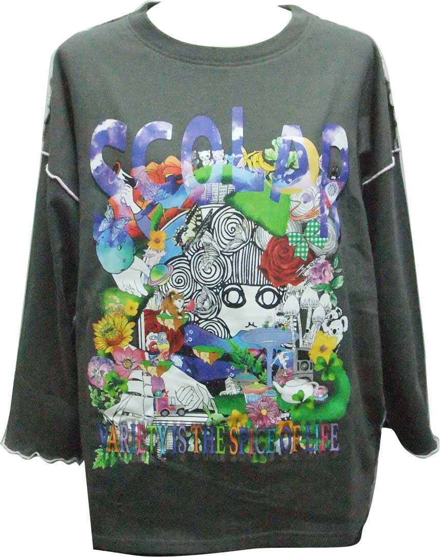 iS ScoLar イズスカラー Tシャツ 542232-09 ブラック　Mフリー iS ScoLar イズスカラー Tシャツ 542232-09 ブラック Mフリー