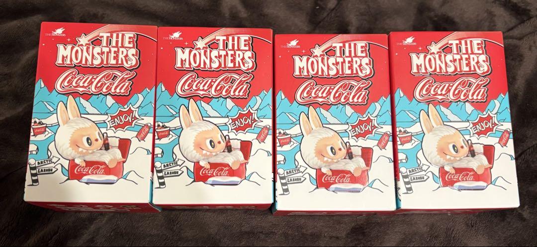 THE MONSTERS コカ・コーラ シリーズ popmart ラブブ 4箱（【POP