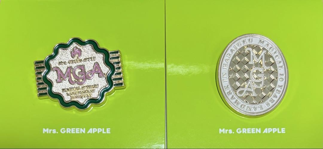 Mrs.GREEN APPLE ポップアップ ガチャ ピンバッチ5個セット ガチャ ピンバッジ 全5種 コンプ ポップアップ ミセスグリーン