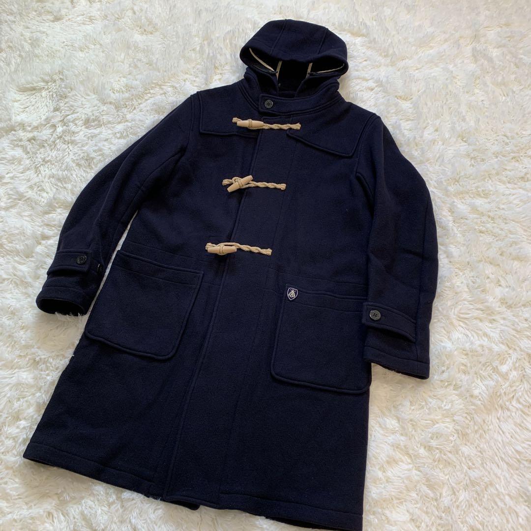 美品4サイズ】ORCIVALダッフルコートXLサイズ相当オーシバル紺色