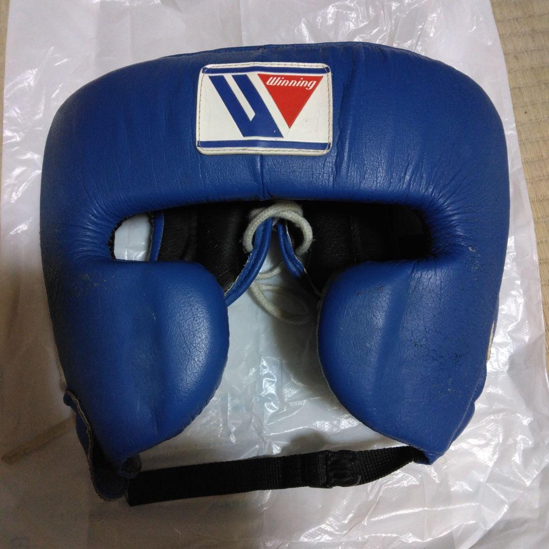 Winning ボクシング ヘッドギア 青　L ウイニング(WINNING) JABF公認 アマチュア試合用 ボクシング