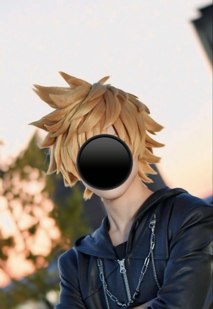 キングダムハーツ ロクサス ヴェントゥス風 コスプレウィッグ 仮装/コスプレ/キングダムハーツ くど ロクサス ヴェントゥス