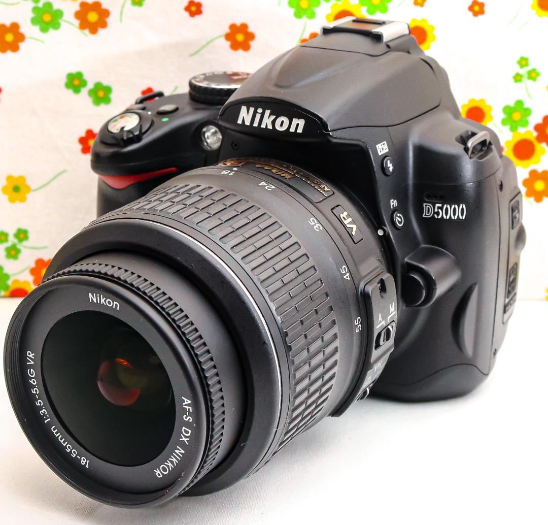 ❄️ Nikon D5000 ダブルレンズ　高画質☆動画撮影☆スマホ転送　美品 ❄️ Nikon D5000 ダブルレンズ 高画質☆動画撮影☆スマホ転送 美品