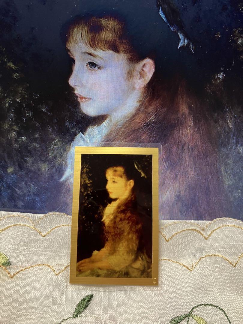 純金アート絵画シリーズコレクション　24K1g ルノワールの少女肖像画 ルノワール『イレーヌ・カーン・ダンヴェールの肖像』〜描かれた