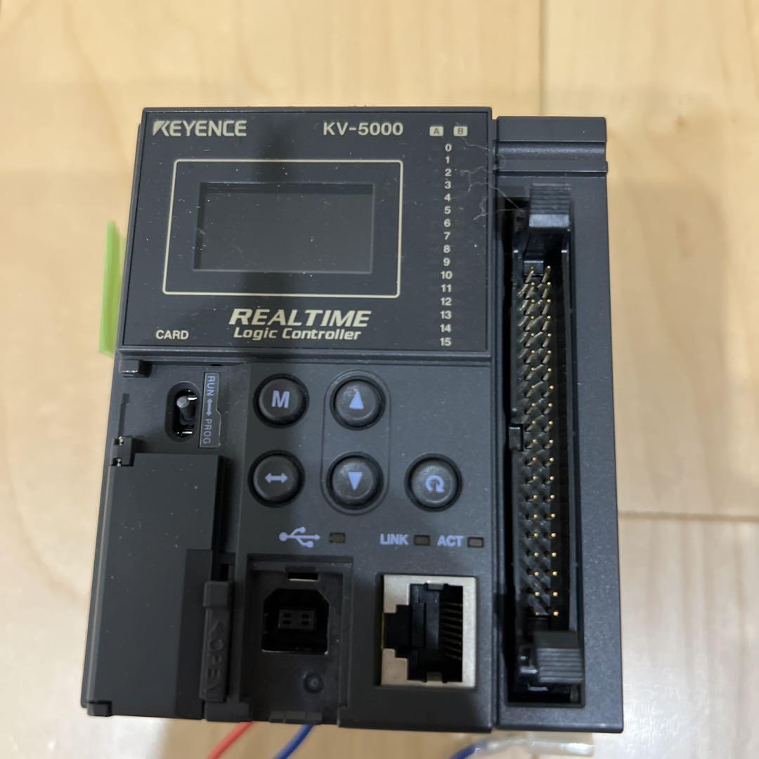 KV-5000 Ver.0 KEYENCE PLC CPU本体（中古 KEYENCE キーエンス
