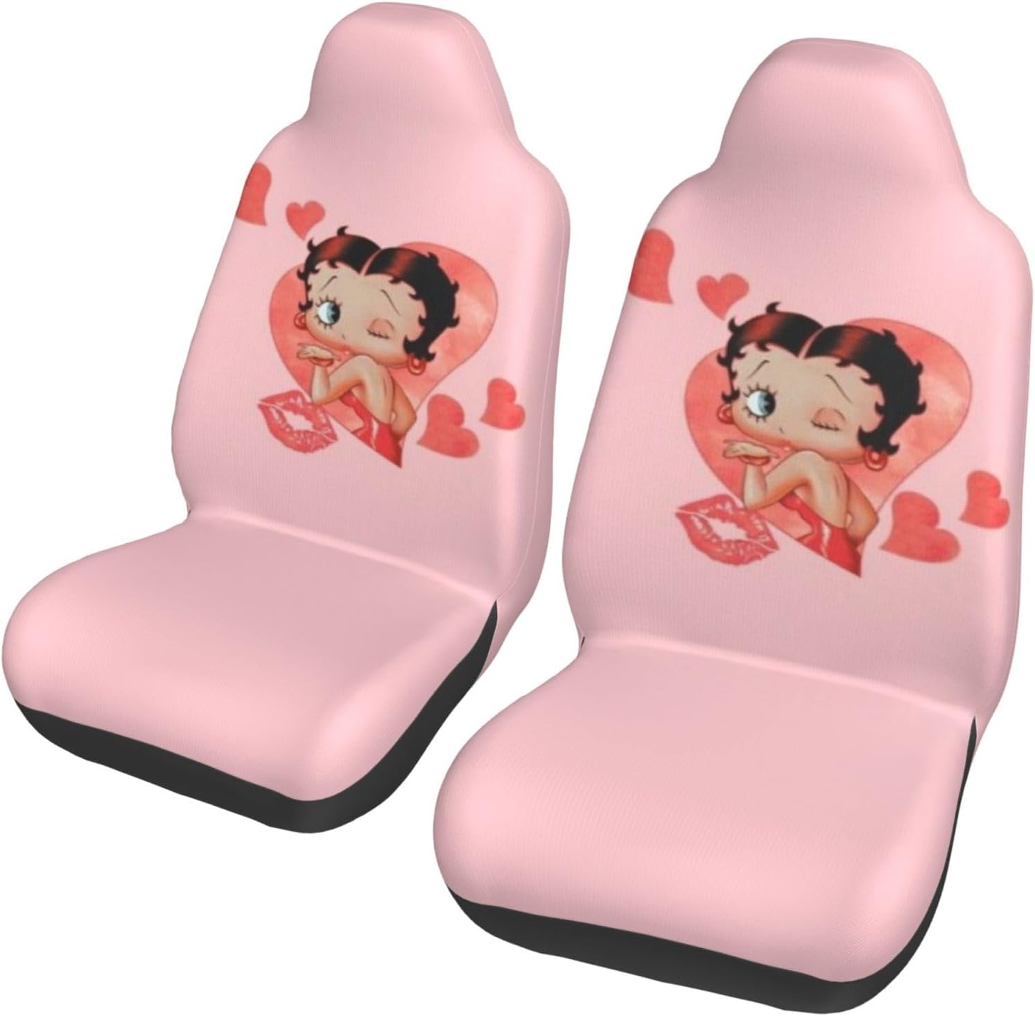 特別セーフ ベティちゃん ベティブープ カーシートカバー フロント 前席用 財布・ケース・小物入れ