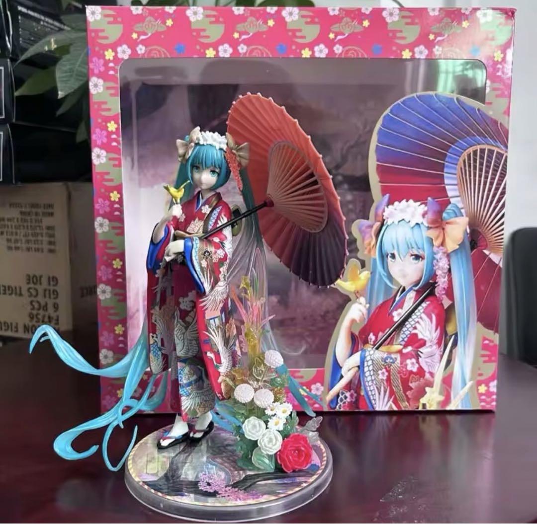 初音ミク 着物 フィギュア 一点物○並行輸入品（高品質