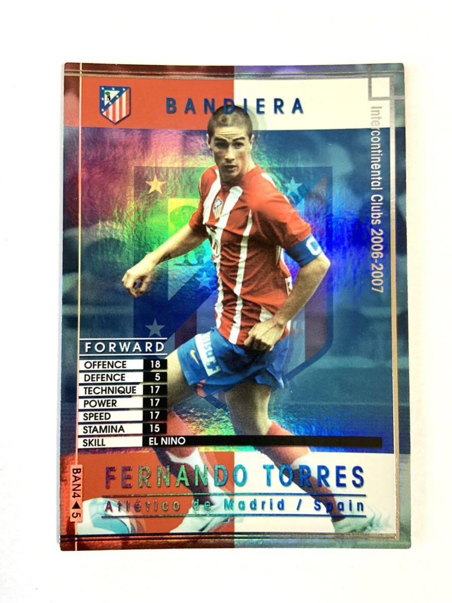 アトレティコ・マドリード　No9 フェルナンド・トーレス WCCF 2006-2007 フェルナンド・トーレス Panini 06-07