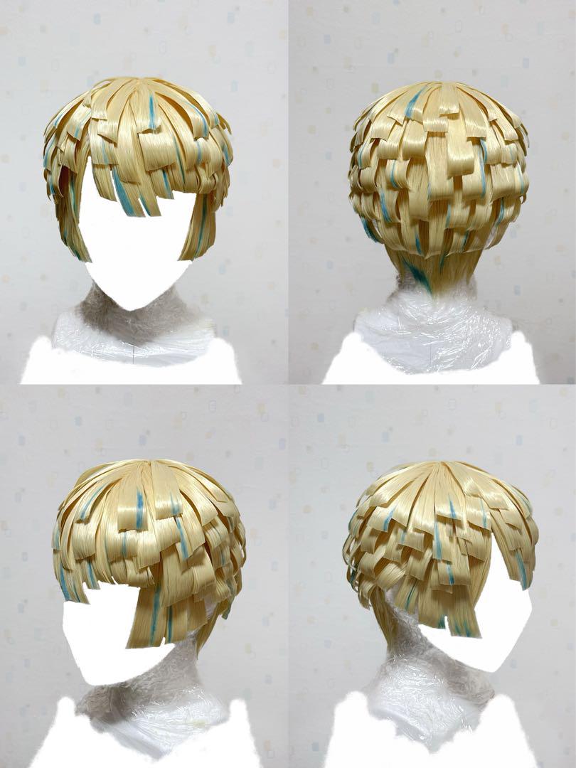 にじさんじ 緋八マナ コスプレ ウィッグ カットセット済み 完成