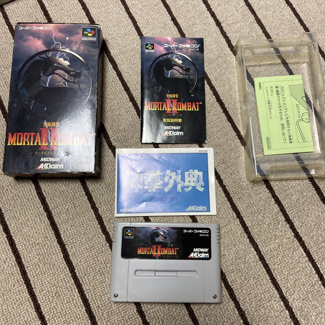 スーパーファミコンソフト【モータルコンバット2】 （SFC