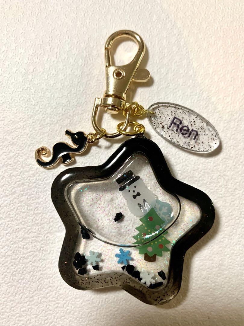 SnowMan レジンキーホルダー ペンライトシェイカー 雪だるま SnowMan レジンキーホルダー ペンライトシェイカー 雪だるま