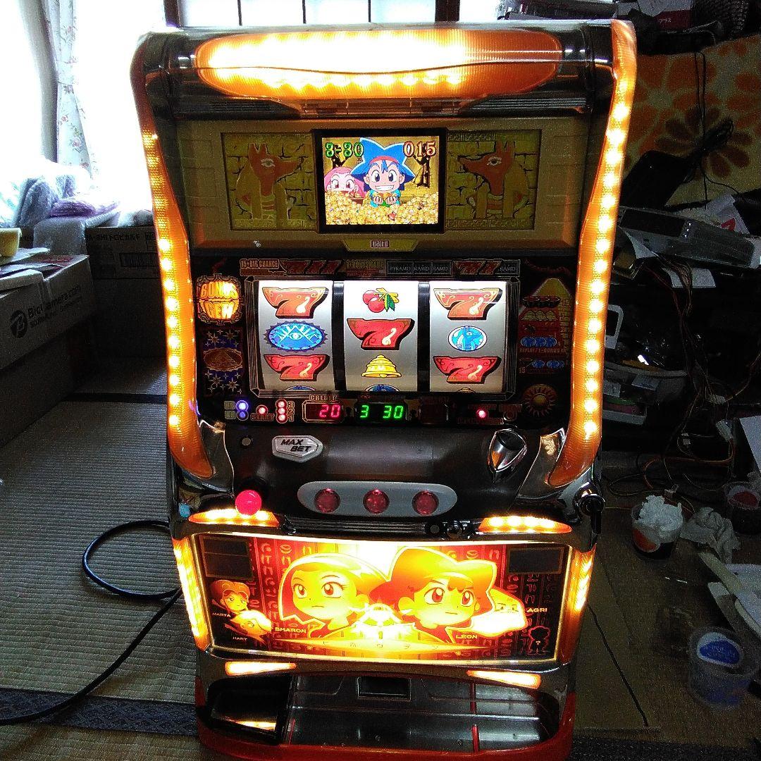 4号機】初代秘宝伝 パチスロ実機 （パチスロ実機 クレアの秘宝伝