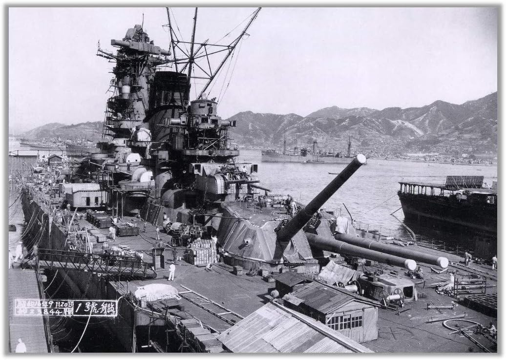 Battleship Yamato アート 戦艦大和 CGポスター 木製パネル