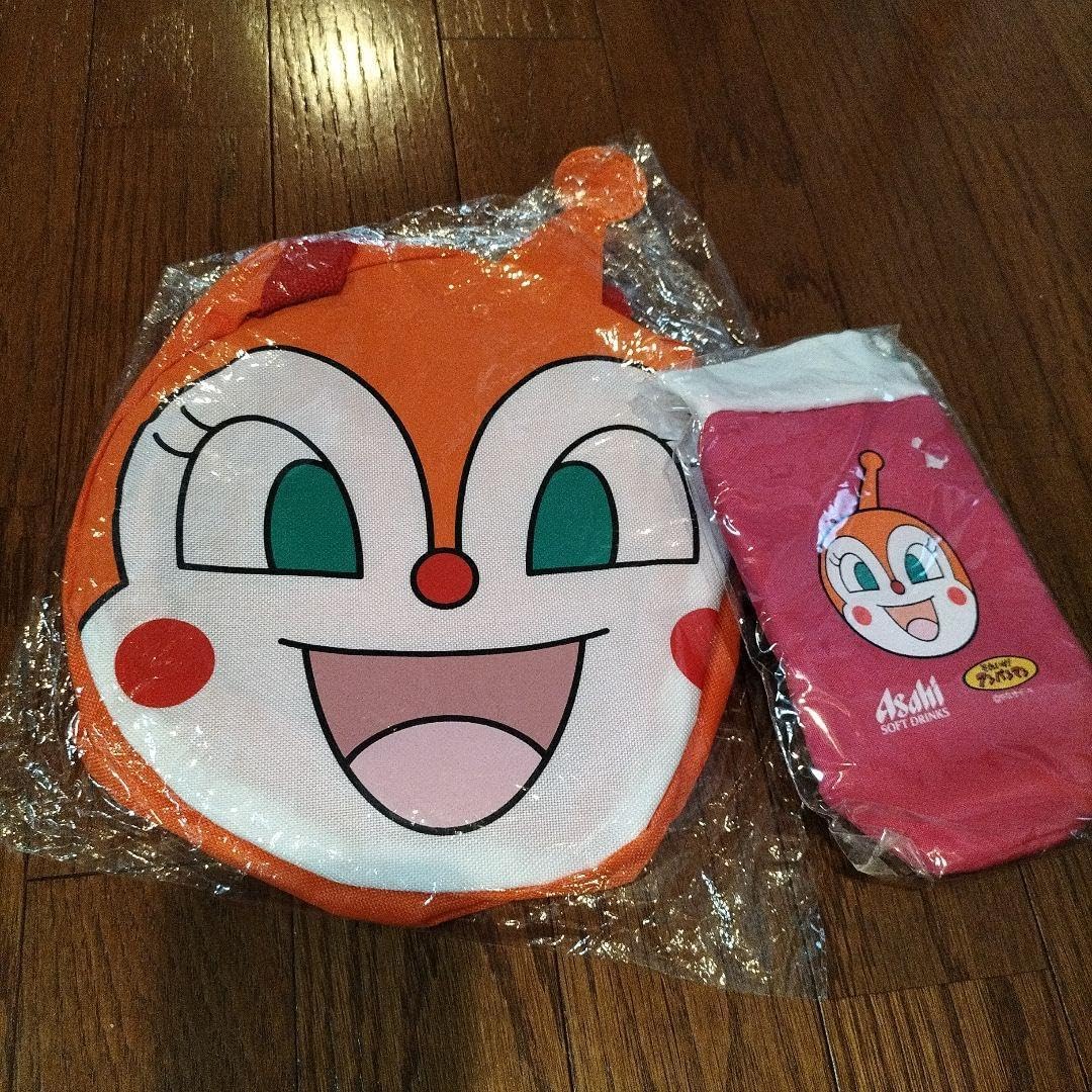 ドキンちゃん顔型バック保冷ホルダー （バイキンマン ドキン