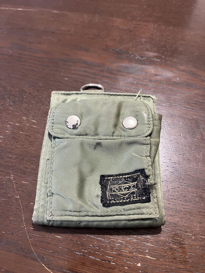 格安saleスタ PORTER オリーブグリーン （人気No.1の信頼度 二つ折り財布 小物